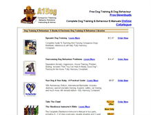 Tablet Screenshot of a1dog.com